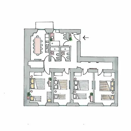 Heaven Luxury - 4 Bedroom 3 Bth, 13 Pr, Dowtown * 로마